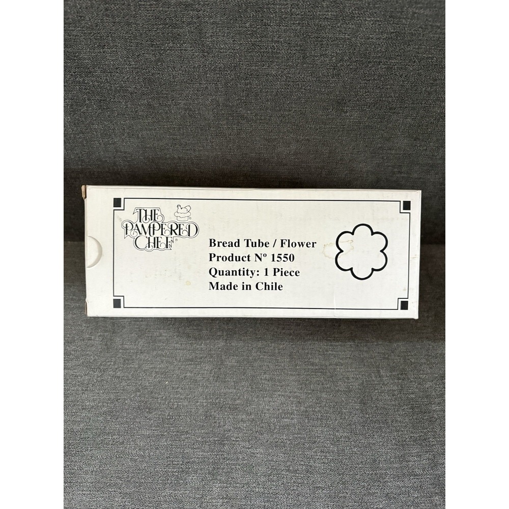 The Pampered Chef Bread Tube Flower Design 1550 New In Box